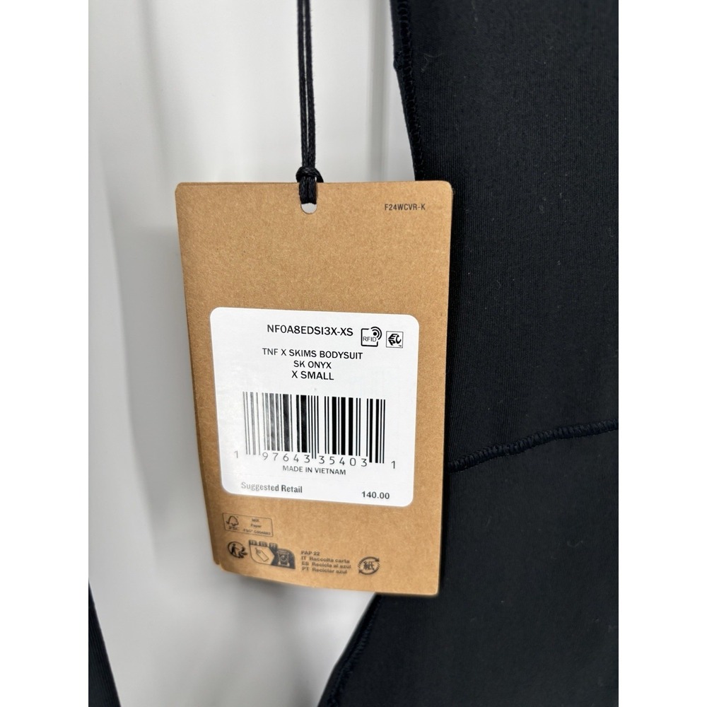 NWT The North Face x SKIMS Refina Bodysuit Sz XS Onyx - Picture 8 of 16